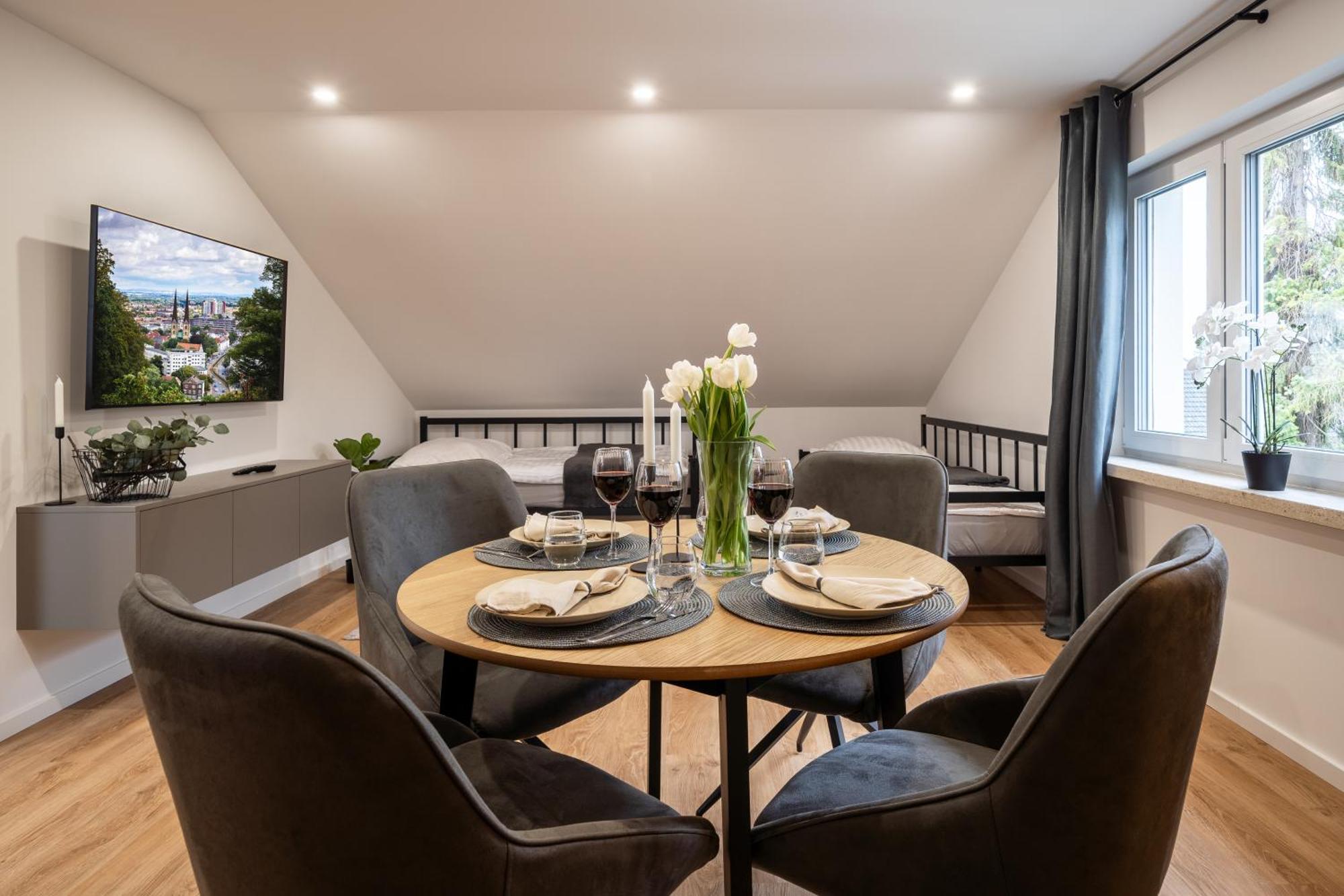 Apartment Milse - Modern. Stylisch Bielefeld Eksteriør bilde